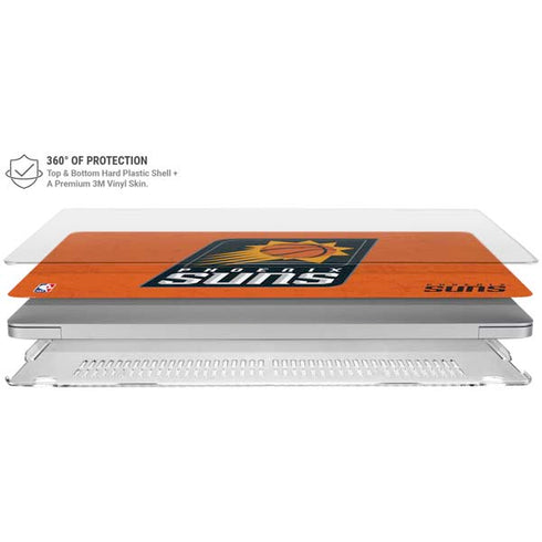 NBA Phoenix Suns Distressed MacBook Air 15in (2023-2025) Case plus Skin